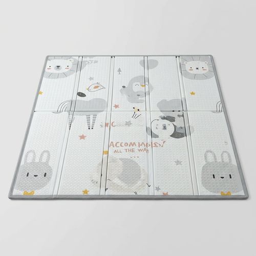 ZEEBABA 47x47 unicorn pattern foldable reversible XPE foam baby play mat